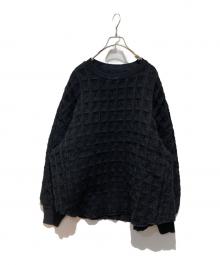 TAAKK（ターク）の古着「SUPER BIG WAFFLE PULLOVER」｜ブラック