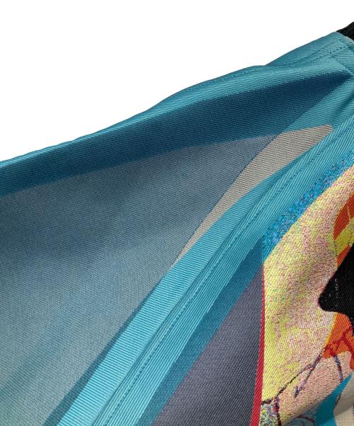 ISSEY MIYAKE（イッセイミヤケ）ISSEY MIYAKE (イッセイミヤケ) TADANORI YOKOO (タダノリヨコオ) コラボ グラフィック ジャケット ブルー サイズ:2の古着・服飾アイテム