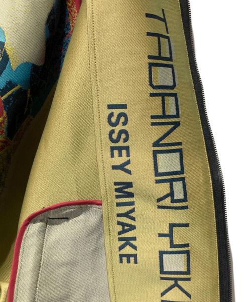 ISSEY MIYAKE（イッセイミヤケ）ISSEY MIYAKE (イッセイミヤケ) TADANORI YOKOO (タダノリヨコオ) コラボ グラフィック ジャケット ブルー サイズ:2の古着・服飾アイテム