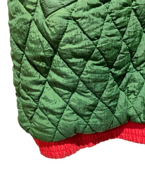 C.P COMPANY（シーピーカンパニー）C.P COMPANY (シーピーカンパニー) 80’s リバーシブルキルティングジャケット グリーン×レッド サイズ:3の古着・服飾アイテム