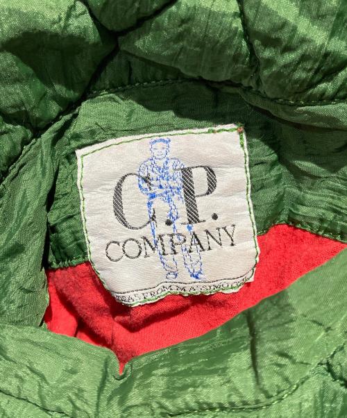 C.P COMPANY（シーピーカンパニー）C.P COMPANY (シーピーカンパニー) 80’s リバーシブルキルティングジャケット グリーン×レッド サイズ:3の古着・服飾アイテム