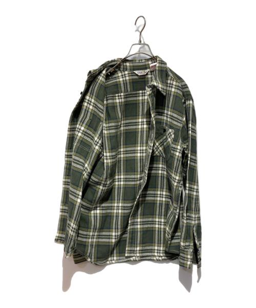 FIVE BROTHER（ファイブブラザー）FIVE BROTHER (ファイブブラザー) ヘビネルシャツ グリーン サイズ:Lの古着・服飾アイテム