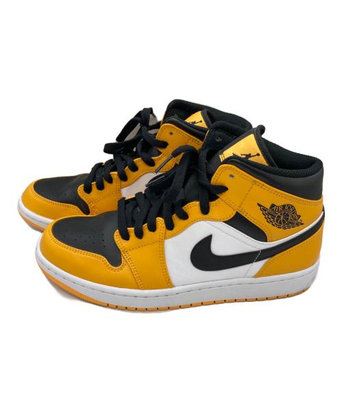 NIKE（ナイキ）NIKE (ナイキ) ミッドカットスニーカー イエロー×ブラック サイズ:27cmの古着・服飾アイテム