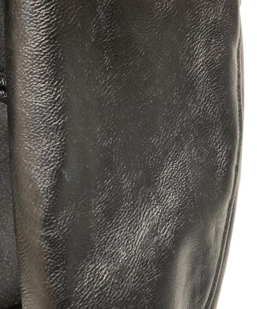 HOUSTON（ヒューストン）HOUSTON (ヒューストン) WILD CATS MELTON AWARD JACKET ブラック サイズ:Mの古着・服飾アイテム