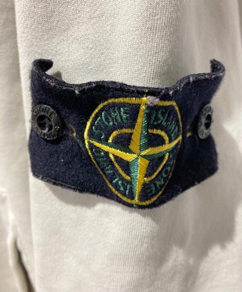 STONE ISLAND（ストーンアイランド）STONE ISLAND (ストーンアイランド) ガーメントダイ プルオーバー スウェットパーカー ベージュ サイズ:Mの古着・服飾アイテム