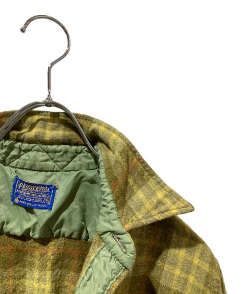PENDLETON（ペンドルトン）PENDLETON (ペンドルトン) ウールシャツ イエロー サイズ:15 1/2の古着・服飾アイテム