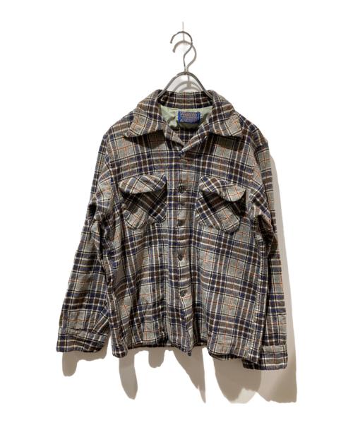 PENDLETON（ペンドルトン）PENDLETON (ペンドルトン) ウールシャツ ベージュ サイズ:Lの古着・服飾アイテム