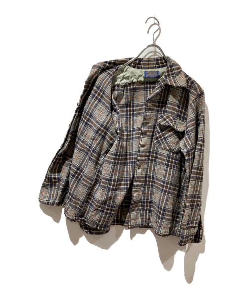 PENDLETON（ペンドルトン）PENDLETON (ペンドルトン) ウールシャツ ベージュ サイズ:Lの古着・服飾アイテム