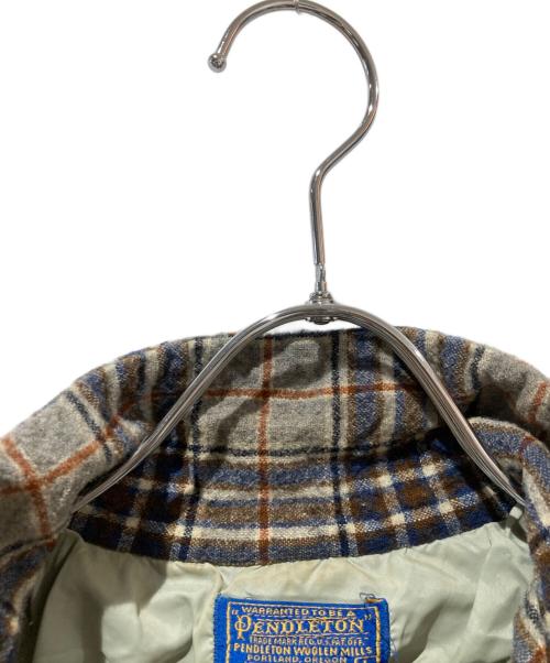 PENDLETON（ペンドルトン）PENDLETON (ペンドルトン) ウールシャツ ベージュ サイズ:Lの古着・服飾アイテム