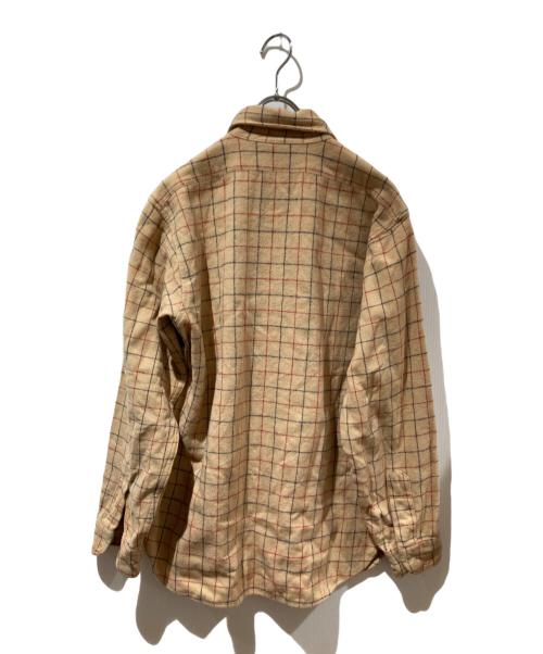 PENDLETON（ペンドルトン）PENDLETON (ペンドルトン) ウールチェックシャツ ベージュ サイズ:Mの古着・服飾アイテム