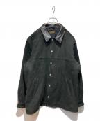 J.S HOMESTEADジャーナルスタンダード ホームステッド）の古着「GOAT LEATHER CAR COACH JK」｜ブラック