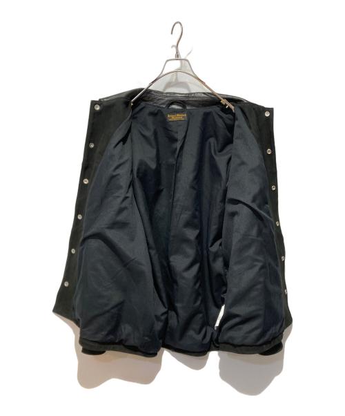 J.S HOMESTEAD（ジャーナルスタンダード ホームステッド）J.S HOMESTEAD (ジャーナルスタンダード ホームステッド) GOAT LEATHER CAR COACH JK ブラック サイズ:Mの古着・服飾アイテム