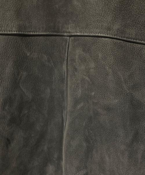 J.S HOMESTEAD（ジャーナルスタンダード ホームステッド）J.S HOMESTEAD (ジャーナルスタンダード ホームステッド) GOAT LEATHER CAR COACH JK ブラック サイズ:Mの古着・服飾アイテム