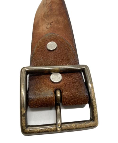 RRL（ダブルアールエル）RRL (ダブルアールエル) スタッズベルト ブラウンの古着・服飾アイテム