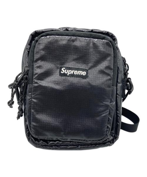 SUPREME（シュプリーム）Supreme (シュプリーム) リップストップナイロンショルダーバッグ ブラックの古着・服飾アイテム