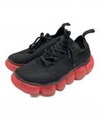 groundsグラウンズ）の古着「JEWELRY PAINT スニーカー」｜ブラック×ピンク