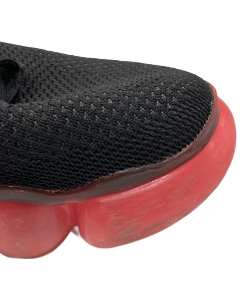 grounds（グラウンズ）grounds (グラウンズ) JEWELRY PAINT スニーカー ブラック×ピンク サイズ:6Aの古着・服飾アイテム