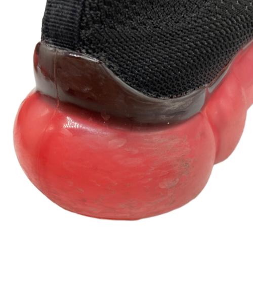 grounds（グラウンズ）grounds (グラウンズ) JEWELRY PAINT スニーカー ブラック×ピンク サイズ:6Aの古着・服飾アイテム