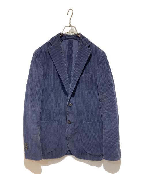 LARDINI（ラルディーニ）LARDINI (ラルディーニ) コーデュロイテーラードジャケット ネイビー サイズ:48の古着・服飾アイテム