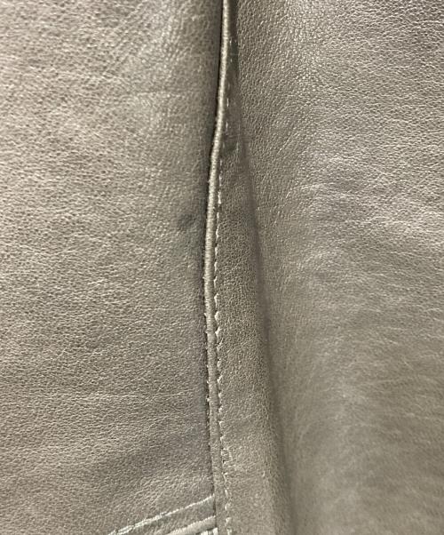 PIEROTUCCI（ピエロトゥッチ）PIEROTUCCI (ピエロトゥッチ) ダブルライダースジャケット グレー サイズ:44の古着・服飾アイテム