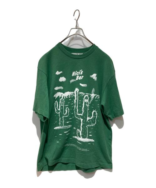Acne studios（アクネ ストゥディオズ）ACNE STUDIOS (アクネ ストゥディオズ) BeniBischof Tシャツ グリーン サイズ:Sの古着・服飾アイテム