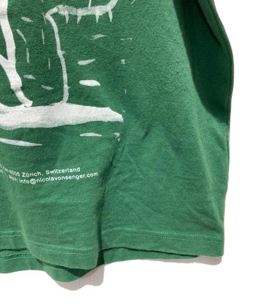 Acne studios（アクネ ストゥディオズ）ACNE STUDIOS (アクネ ストゥディオズ) BeniBischof Tシャツ グリーン サイズ:Sの古着・服飾アイテム