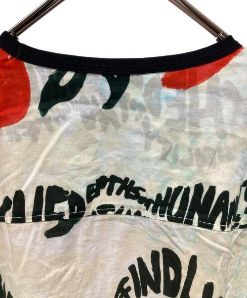MARNI（マルニ）MARNI (マルニ) 切替プリントTシャツ ベージュ サイズ:48の古着・服飾アイテム