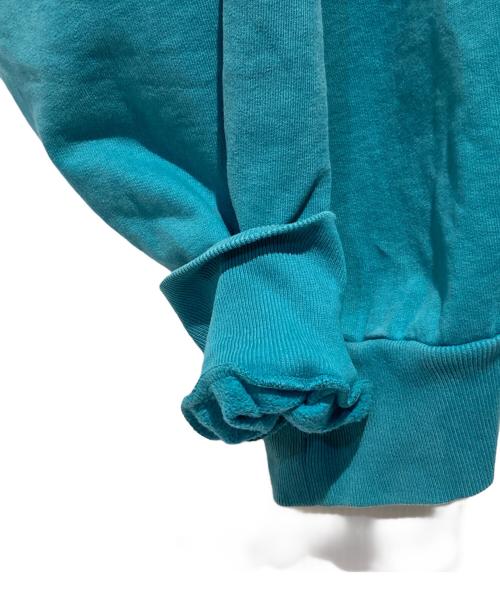 Acne studios（アクネ ストゥディオス）ACNE STUDIOS (アクネ ストゥディオス) フェイスパッチガーメントダイスウェット ブルー サイズ:Sの古着・服飾アイテム