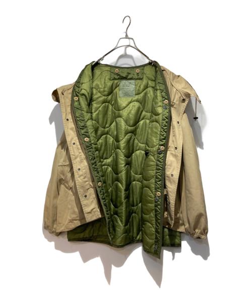 MADE IN STANDARD（メイドインスタンダード）MADE IN STANDARD (メイドインスタンダード) ashland short snow parka with liner ベージュ サイズ:Lの古着・服飾アイテム