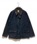 F.O.B FACTORYエフオービー ファクトリー）の古着「MOLESKIN RIDING JKT」｜ネイビー
