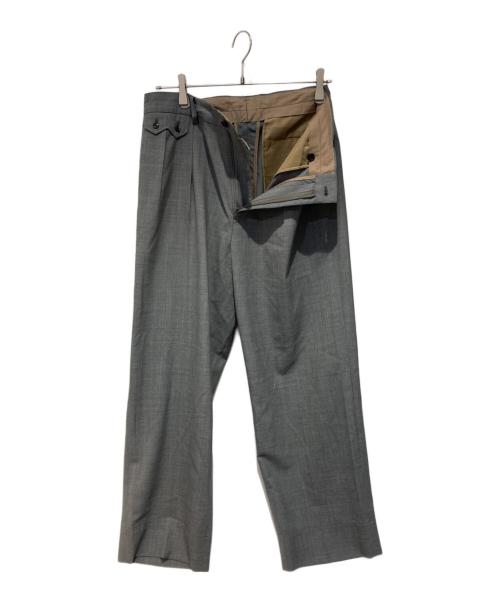Unlikely（アンライクリー）Unlikely (アンライクリー) Sawtooth Flap 2P Trousers Tropical グレー サイズ:Mの古着・服飾アイテム