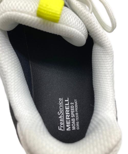 MERRELL（メレル）MERRELL (メレル) FreshService (フレッシュサービス) ローカットスニーカー ホワイト×イエロー サイズ:27.5の古着・服飾アイテム