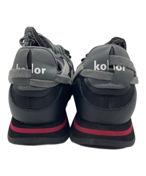 KOLOR（カラー）KOLOR (カラー) ローカットスニーカー ブラック サイズ:27.5の古着・服飾アイテム
