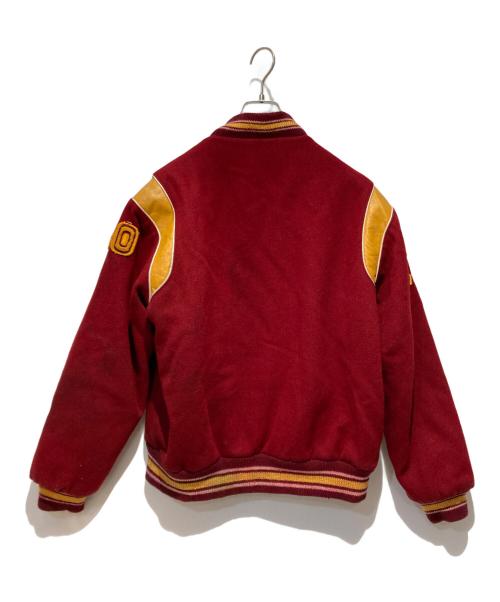 MARGUART'S SPORTSWEAR（マーガーツ・スポーツウェア）MARGUART'S SPORTSWEAR (マーガーツ・スポーツウェア) ウールメルトンスタジャン ボルドー サイズ:42の古着・服飾アイテム