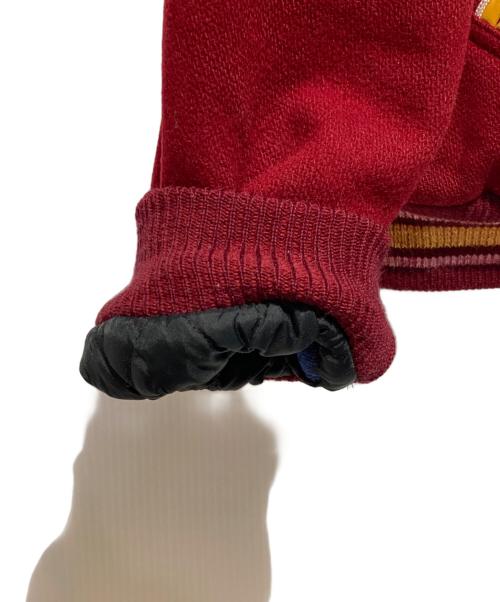 MARGUART'S SPORTSWEAR（マーガーツ・スポーツウェア）MARGUART'S SPORTSWEAR (マーガーツ・スポーツウェア) ウールメルトンスタジャン ボルドー サイズ:42の古着・服飾アイテム