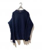 PRADA SPORTSプラダスポーツ）の古着「クルーネックニット」｜ネイビー