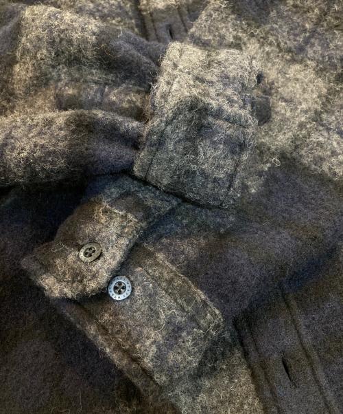 WTAPS（ダブルタップス）WTAPS (ダブルタップス) ウールチェックシャツ ネイビー サイズ:02の古着・服飾アイテム
