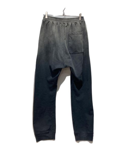 JUN NAKAYAMA（ジュンナカヤマ）jun nakayama (ジュンナカヤマ) クラッシュスウェットパンツ ブラック サイズ:Mの古着・服飾アイテム