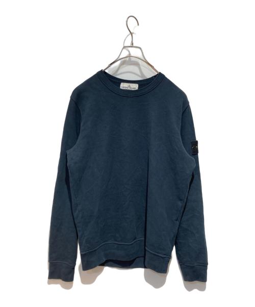 STONE ISLAND（ストーンアイランド）STONE ISLAND (ストーンアイランド) ロゴL/Sスウェット ネイビー サイズ:Sの古着・服飾アイテム