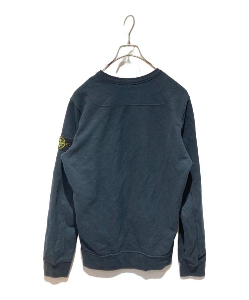 STONE ISLAND（ストーンアイランド）STONE ISLAND (ストーンアイランド) ロゴL/Sスウェット ネイビー サイズ:Sの古着・服飾アイテム
