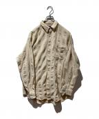 POLO RALPH LAURENポロ・ラルフローレン）の古着「90’s ELLIOT リネン混シャツ」｜ベージュ