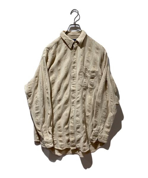 POLO RALPH LAUREN（ポロ・ラルフローレン）POLO RALPH LAUREN (ポロ・ラルフローレン) 90’s ELLIOT リネン混シャツ ベージュ サイズ:Mの古着・服飾アイテム