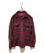 PENDLETONペンドルトン）の古着「60’s ボードシャツ」｜レッド×グリーン