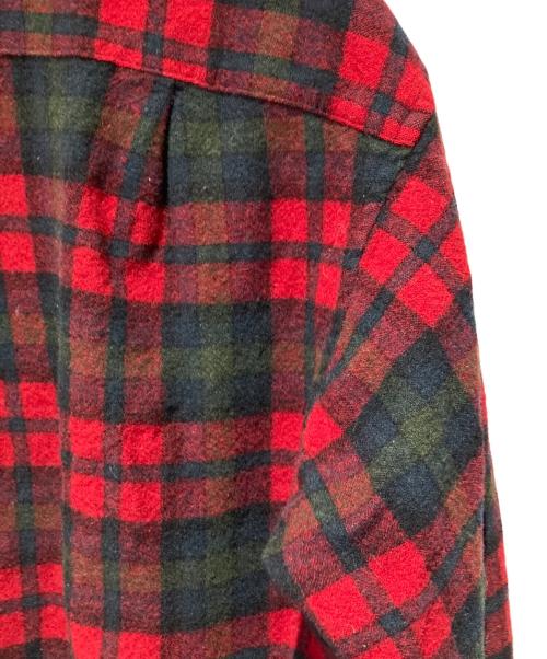 PENDLETON（ペンドルトン）PENDLETON (ペンドルトン) 60’s ボードシャツ レッド×グリーン サイズ:Ｌの古着・服飾アイテム