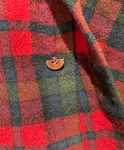 PENDLETON（ペンドルトン）PENDLETON (ペンドルトン) 60’s ボードシャツ レッド×グリーン サイズ:Ｌの古着・服飾アイテム