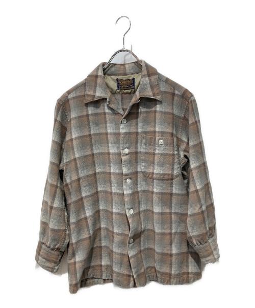 PENDLETON（ペンドルトン）PENDLETON (ペンドルトン) 50’s ボードシャツ ベージュ サイズ:Ｍの古着・服飾アイテム