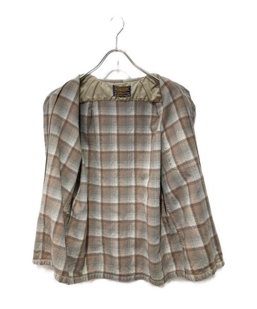 PENDLETON（ペンドルトン）PENDLETON (ペンドルトン) 50’s ボードシャツ ベージュ サイズ:Ｍの古着・服飾アイテム