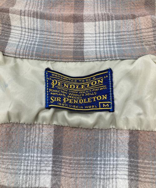 PENDLETON（ペンドルトン）PENDLETON (ペンドルトン) 50’s ボードシャツ ベージュ サイズ:Ｍの古着・服飾アイテム