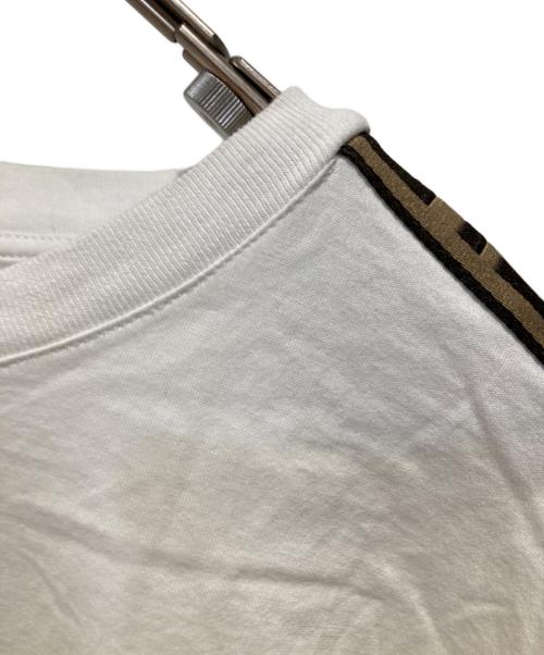 FENDI（フェンディ）FENDI (フェンディ) ズッカ柄クロップドTシャツ ホワイト サイズ:XXSの古着・服飾アイテム