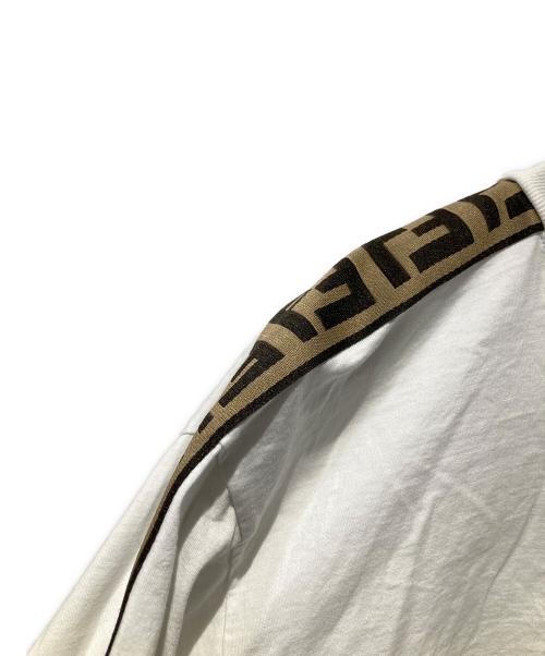 FENDI（フェンディ）FENDI (フェンディ) ズッカ柄クロップドTシャツ ホワイト サイズ:XXSの古着・服飾アイテム